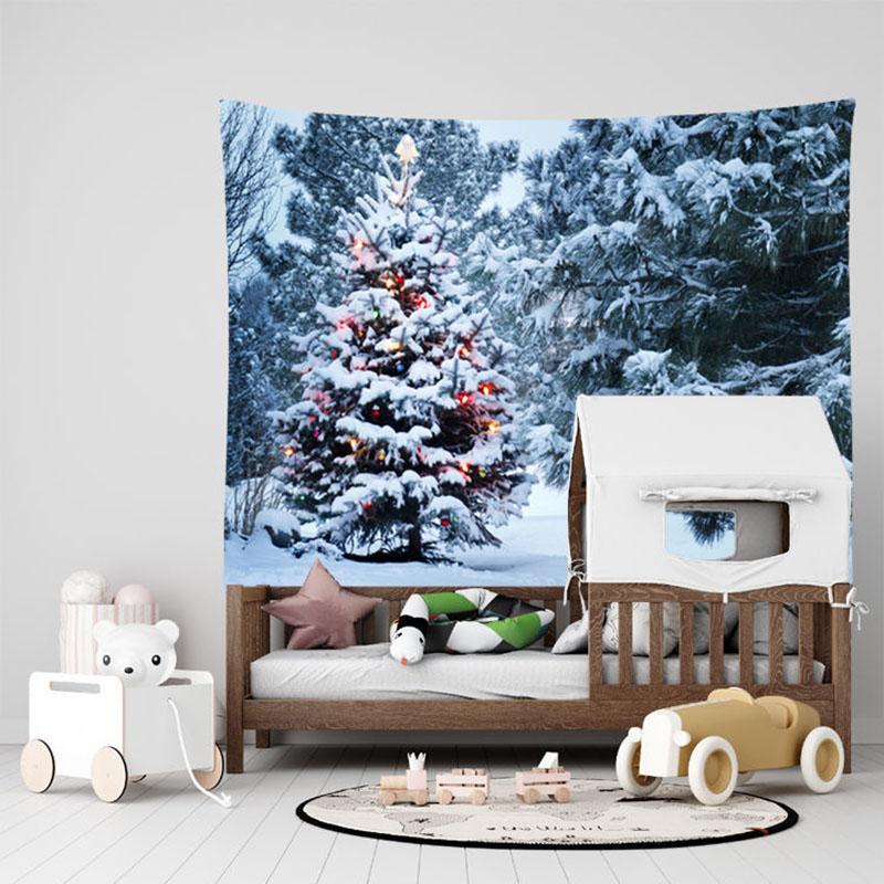 Christmas Tree Tapestry Bedroom Dormitory Wall Decoration Simple Wall Tapestry
