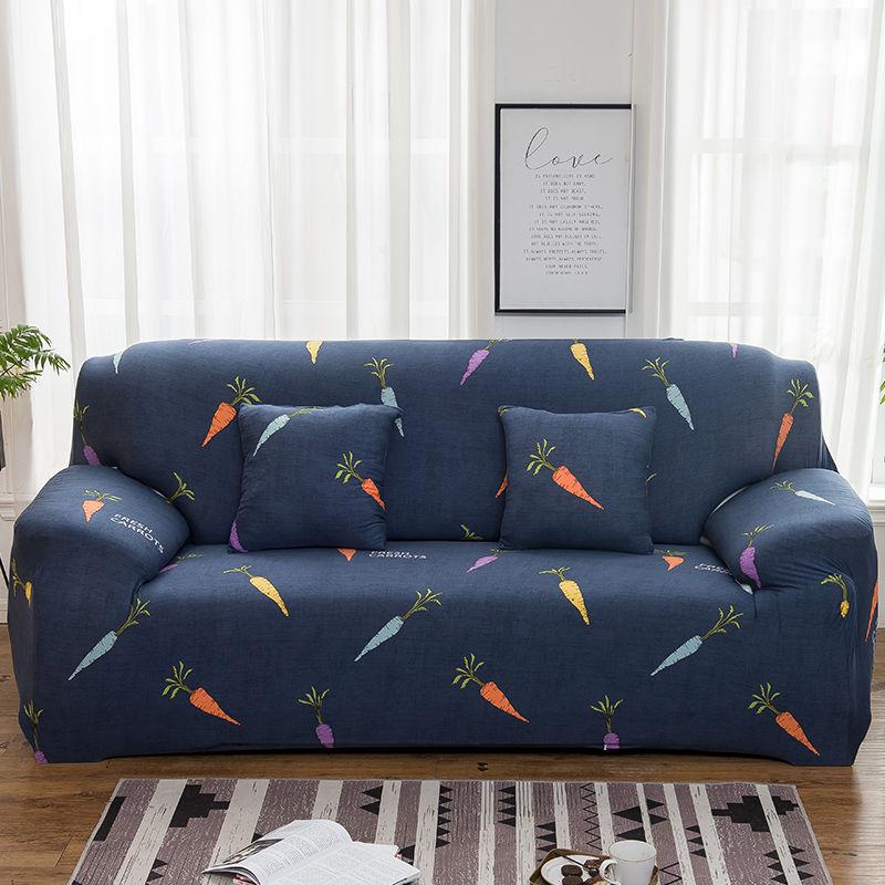 1/2/3/4 Seat Printed Magic Sofa Cover Sectional Sofa Slipcovers Stretchable Elastic Sofa Cover for Living Room Couch Cover Armchair Cover