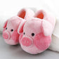 Autumn and Winter Piglet Cotton Slippers Non-slip Thermal Insulation Bag with Cotton Shoes Comfortable Casual and Fashionable