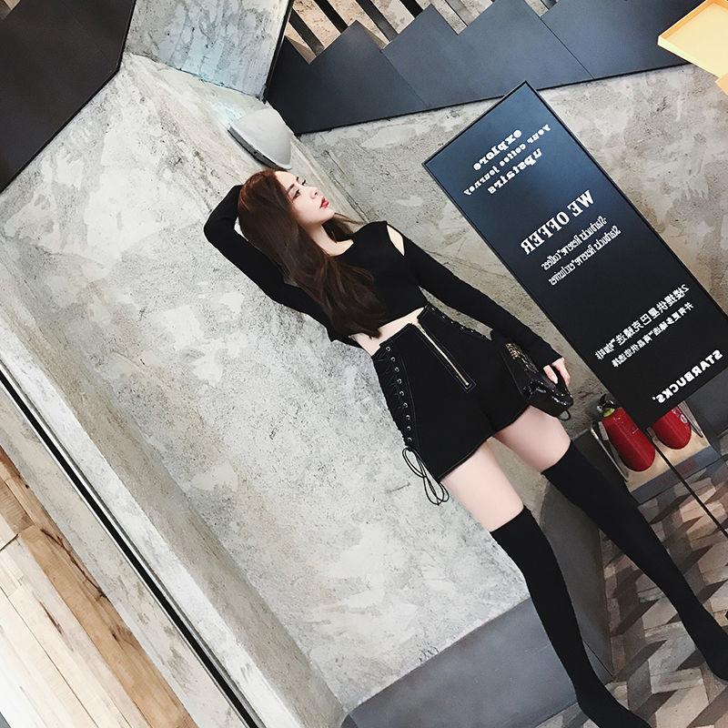 Korean Version of Denim Shorts Women Summer Plus Size Fat Girls Loose High Waist Wide Leg A- Pants Hip Pants