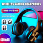 Wireless Bluetooth Headset Quality Stereo Foldable Gaming Headphone with Mic for PC Mobile Phone Mp3