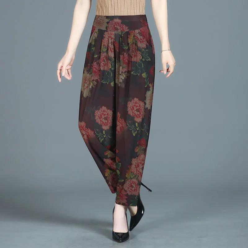 All-match Harem Pants Korean Loose and Thin Radish Pants Plus Size Fat Casual Lantern Pants Women