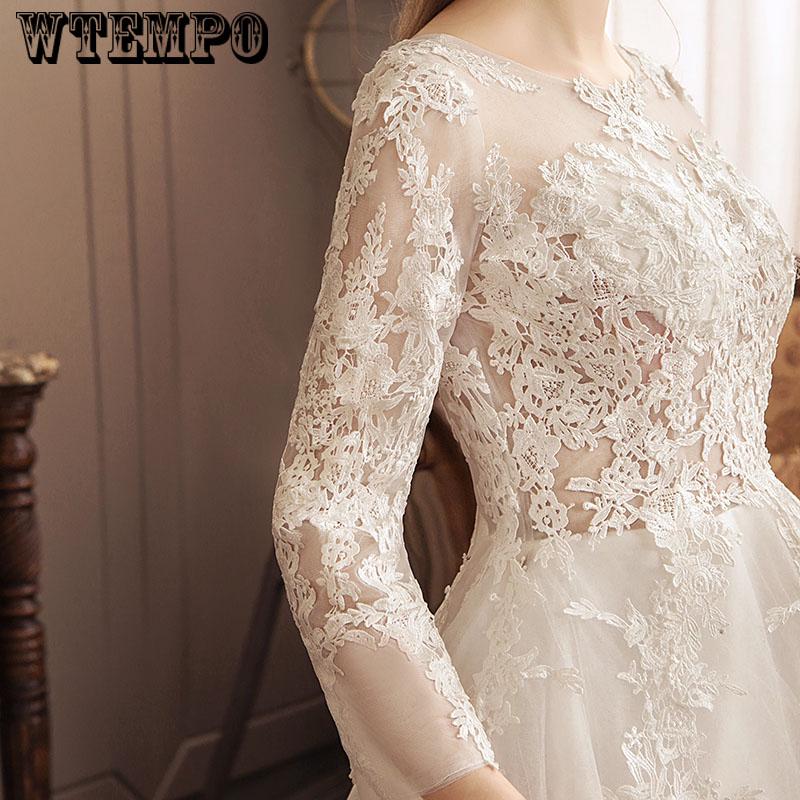 Charming Sweetheart Applique Lace Vintage Bridal Wedding Dress Princess Wedding Dresses