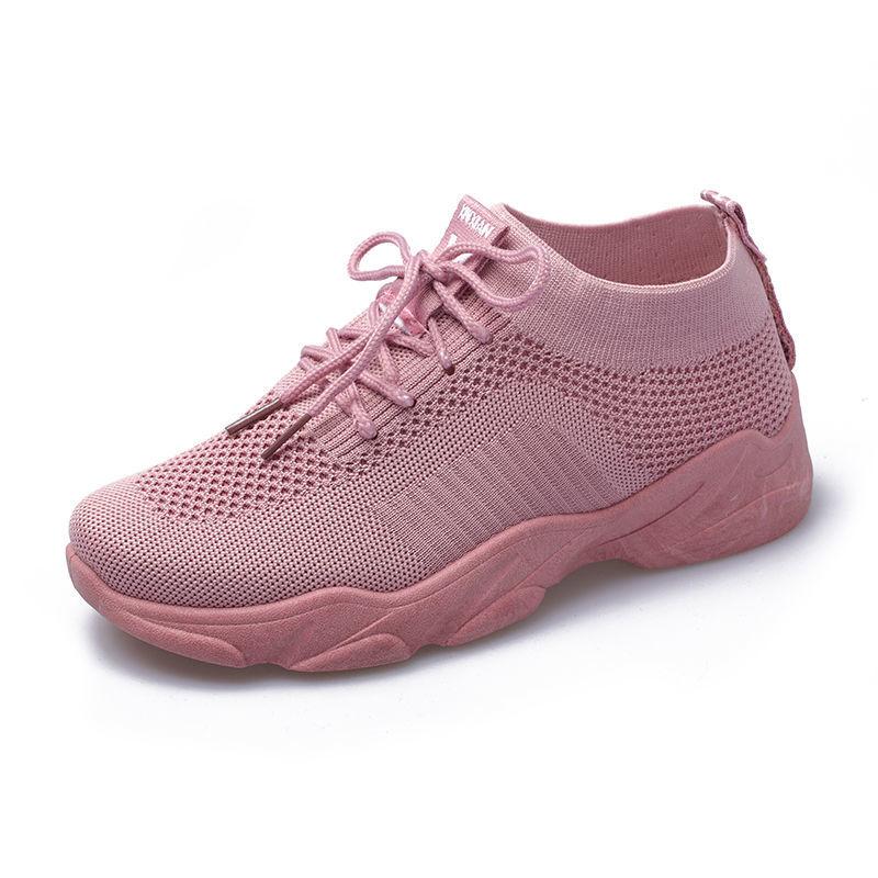 Spring Autumn Women Flat Platform Sneakers Women Breathable Mesh Sports Shoes Spring Ladies Sneakers