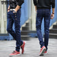 Denim Pants Fashion Jeans Men's Straight Slim Casual Pants Denim Skinny Trousers