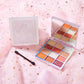 Eyeshadow Palette Matte Pearlescent Waterproof Anti-Sweat Powder 12 color eyeshadow pink pearl