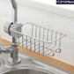 Faucet Rack Stainless Steel Kitchen Sink Storage Rack Retractable Rotatable Drain Rack Washbasin Sink Rag Basket