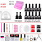 Nail Set UV LED Lamp Dryer 26PCS Soak Off Nail Gel Polish Kit  Manicure Set Nail Art Tools