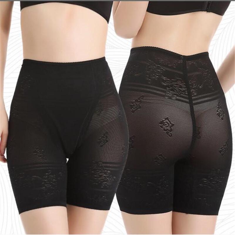 Women High Waist Slimming Abdomen Hip Body Corset Control Pants Shaper Brief Jacquard Underwear