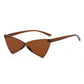 Rimless Cat Eye Sunglasses Women Fashion Small Triangle Sun Glasses Designer Vintage Ladies Luxury E