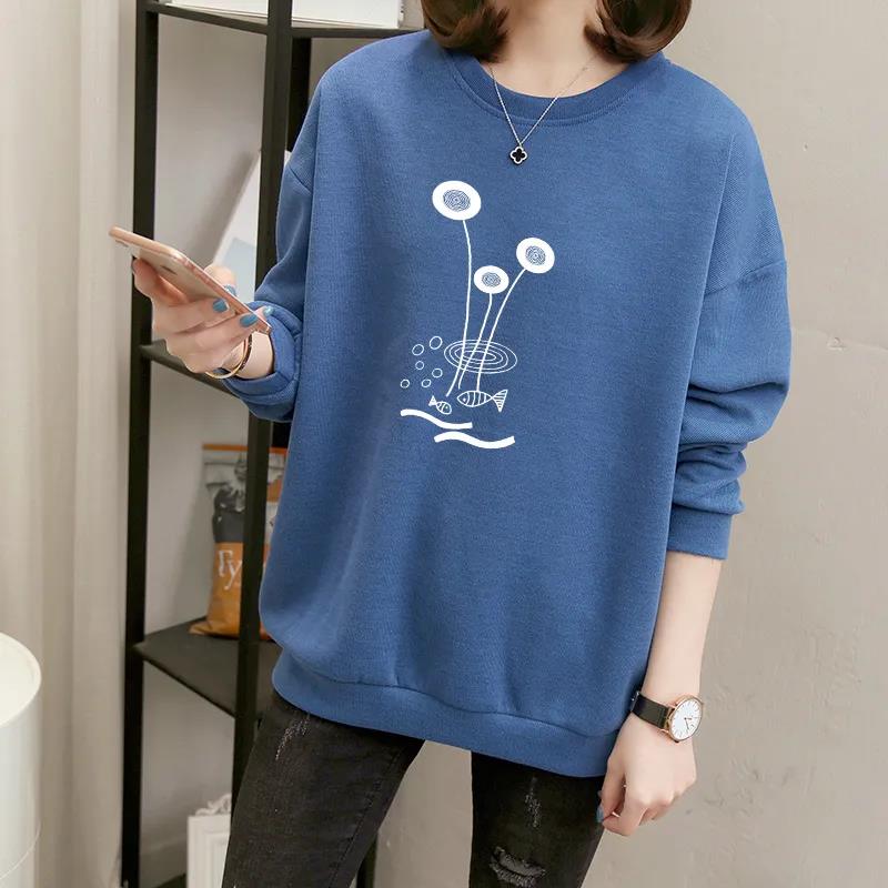 Sweatshirts Women's Sweater Large Size Pullover Spring and Summer Top 200 Catties