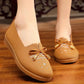 Women's Shoes Spring and Autumn Beef Tendon Bottom Embroidered Shoes Flat Non-slip Middle-aged and Elderly Shoes