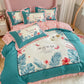 Four-piece Thick Brushed Bed Skirt Student Princess Style Sheet Duvet Cover Bedding