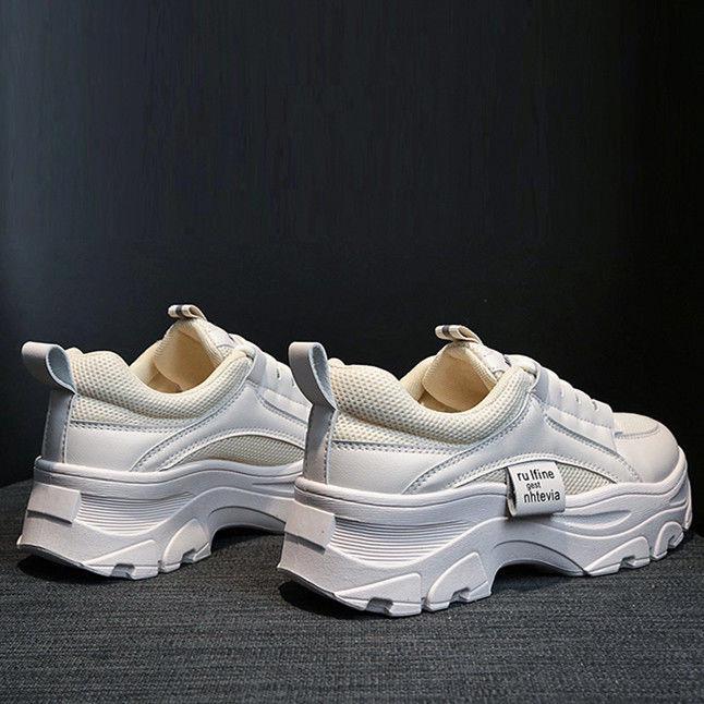 Platform Sneakers Women Spring Shoes Woman White Sneakers Girl Students Casual Shoes Dad Shoes