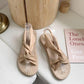 Retro Sandals Women Wild Linen Texture Summer Outdoor Beach Vacation Sandals Home Indoor Slippers