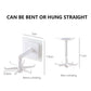 Spoon Rack 6 Claw Rotatable Hook Oil-proof and Waterproof Kitchen Storage Foldable Hook Cabinet Sticky Hook Wall Closet Hook Sticker Organizers