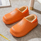 Women's Warm and Comfortable Flat Cotton Shoes In Winter Waterproof and Velvet Padded Non-slip Shoes
