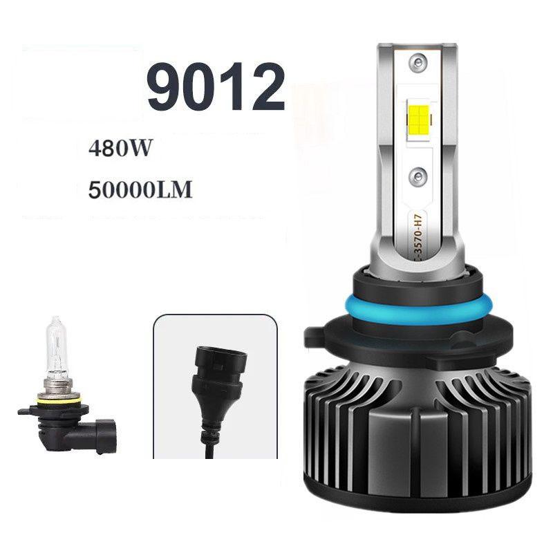 12V 480W LED Car Headlight 6000K H1/H3/H4/H7/H9/H11/9005/9006/9012 Far and Near Integrated Light Car Light Bulb