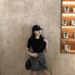 Women Anti-light Skirt High Waist Banded Bow Slim Sexy Package Hip Skirts Mini A-line Skirt