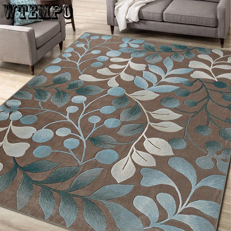 Nordic Flower Art Carpet For Living Room Bedroom Anti-slip Large Rug Floor Mat Carpets Area Rugs