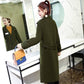 Overcoat Women Outerwear Long Slim Blend Jacket Wool Coat Autumn Cashmere Clothes Warm Tops