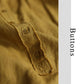 Breathable Linen Fabric Women Dress Loose Turn-down Collar Casual Loose Big Pocket Short Sleeve Buttons Dress