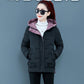 Short Hooded Down Padded Jacket Winter Women's Padded Jacket Cotton-padded Jacket Loose and Thick Warm Jacket Wild and Simple