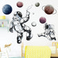 Bedroom Layout Decoration Wallpaper Cute Animal Waterproof Flat Surface Detachable Decorative Stickers Wall Stickers