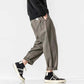 Elastic Waist Large Size Loose Casual Pants Men's Trousers Straight Casual Pants Spring Autumn Sports Pants