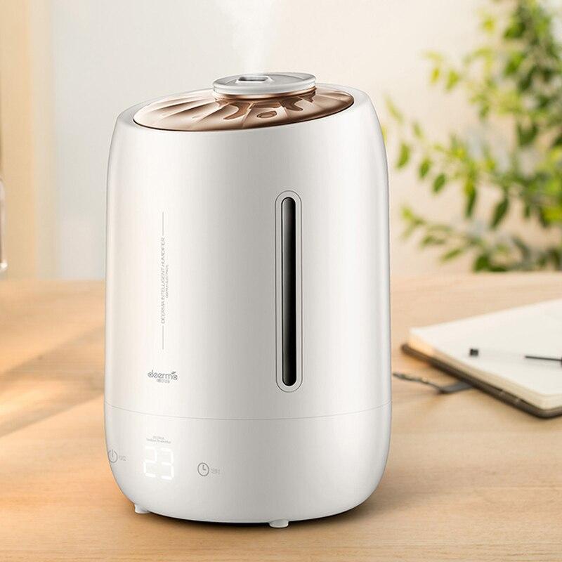 Household Air Humidifier Air Purifying Mist Maker Timing With Intelligent Touch Screen Adjustable Fog Quantity 5L