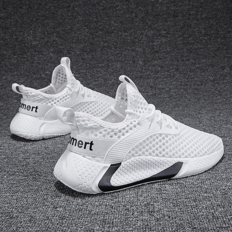 Running Shoes Men Fashion Mesh Sneakers Male Sport Shoes Lace-Up Lightweight Shoes Male Zapatos De Mujer Training Trainers Men