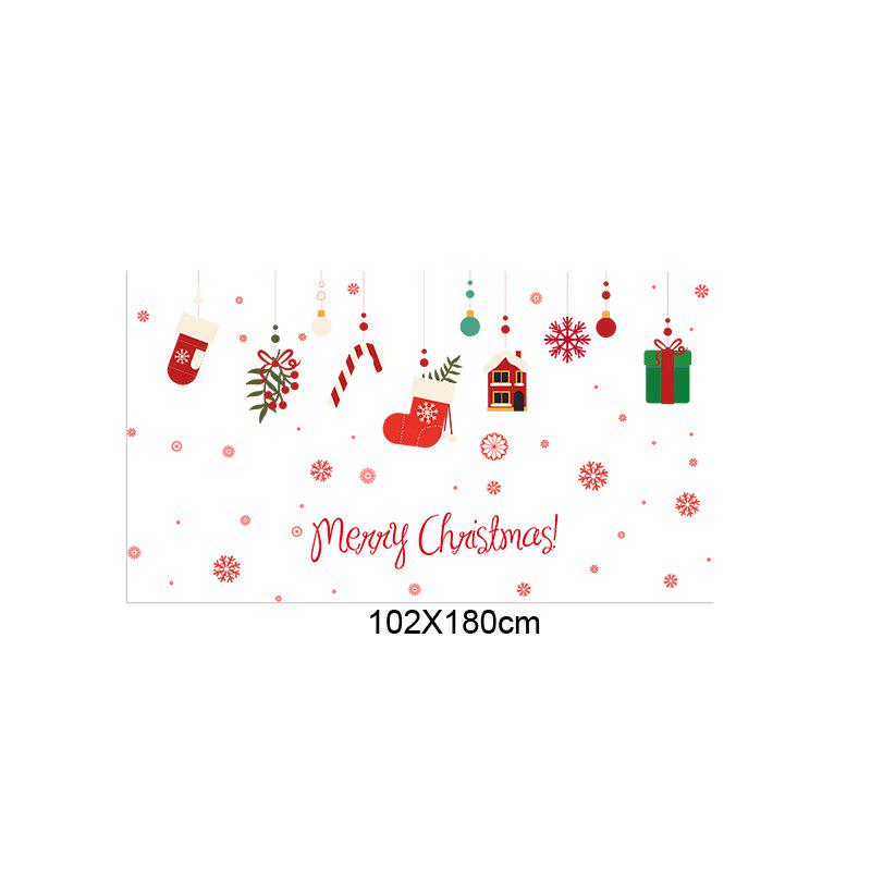 [Wall sticker ]Diy Christmas Gifts Gloves Socks Snowflakes Decoration Wall Stickers Bedroom Living R