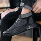 Spring and Autumn Men's Leather Shoes Socks Mouth Leather Shoes Casual Business Shoes Sports Leather Shoes Wear Resistant Waterproof