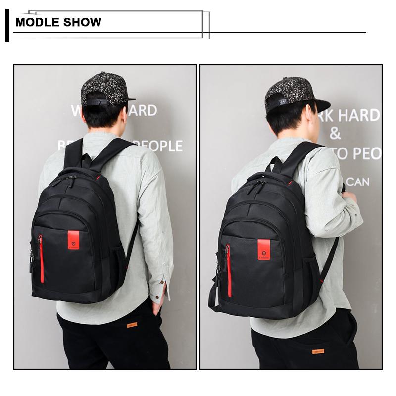 Men Large Capacity Backpack Travel Shoulder Bag Student Backpack Oxford Laptop Bag School Bag