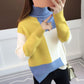Women Sweater Turtleneck Long Sleeve Knitted Sweater Women Winter