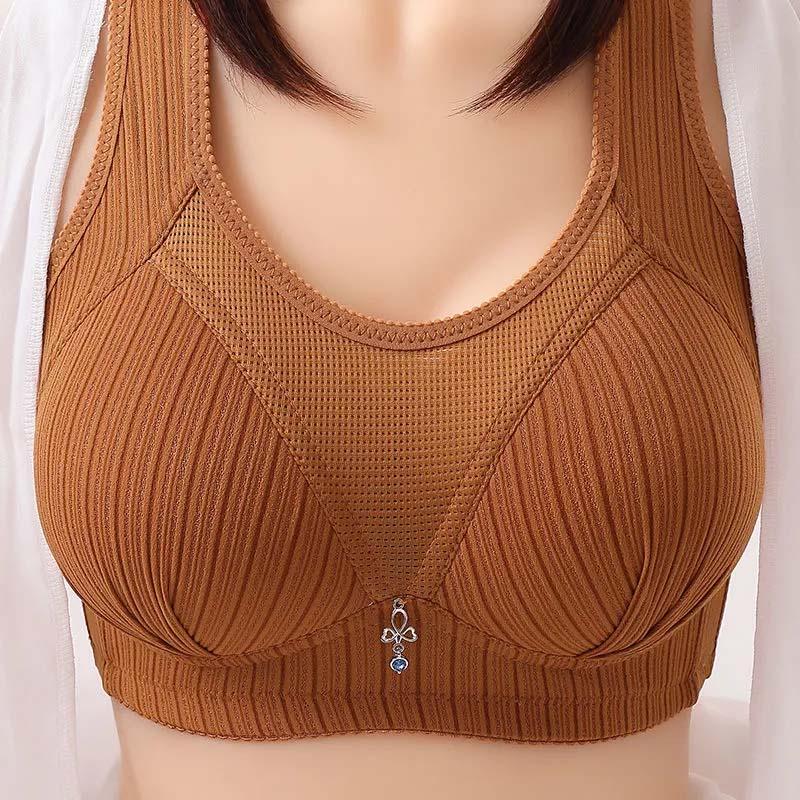 Large Size Thin No Steel Ring Anti-glare Tube Top Sexy and Comfortable Breathable Upper Support Adjustable Push-up Bra