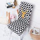 2/4/6pcs Printed Dining Chair Cover Stretch Anti-dirty Elastic Seat Cover Used for Wedding Party Home Kitchen Dining Room Office Living Room