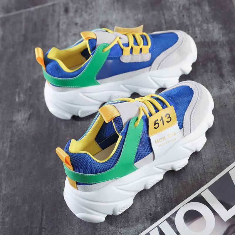 Shoes  Female Students Korean Version  All-match Casual Breathable  Comfortable Sports Shoes Flat Running Shoes