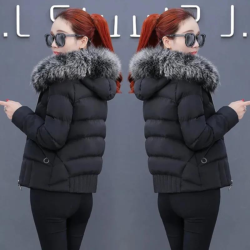 Winter Down Jacket Korean Loose Padded Jacket Jacket Short Warm Hooded Down Jacket
