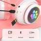 Cat Ear Headset 5.0 Bluetooth Headset Heavy Bass Mobile Game Computer Universal Noise Reduction High Quality Headset