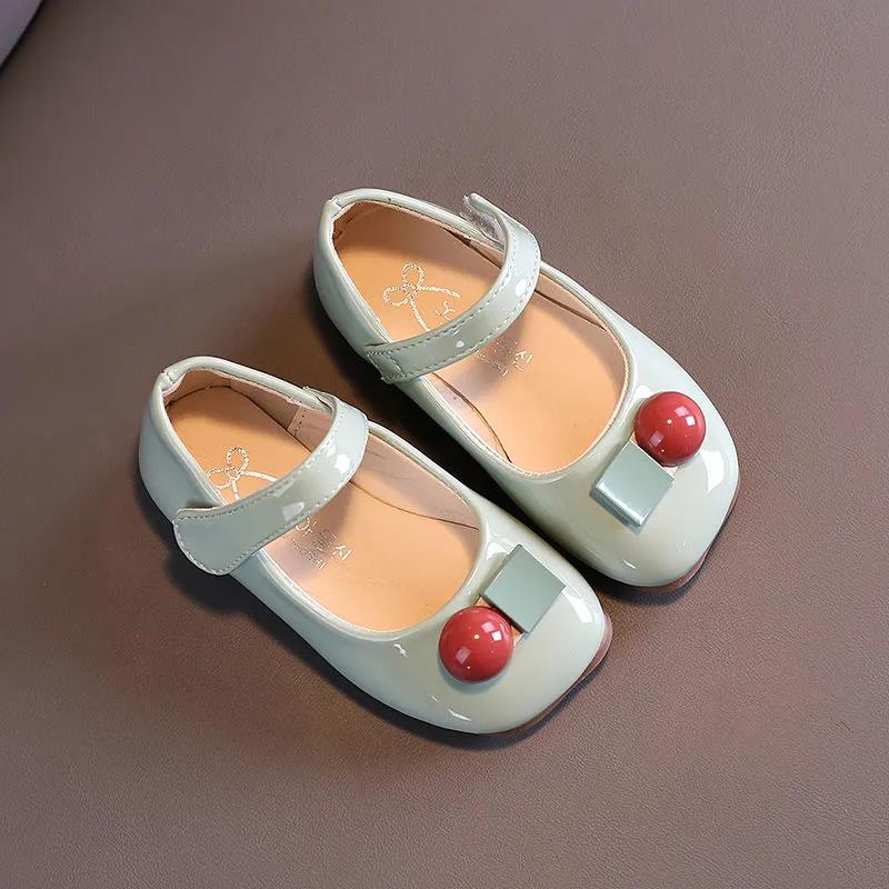 Girls Leather Shoes Princess Shoes Children Shoes Dancing Shoes Princess Sweet Sandals Spring Autumn Summer Leather Shoes