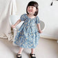 Girls Floral Dresses Sweet Kids Flowers Costumes Children Sleeveless Toddler Baby Clothing