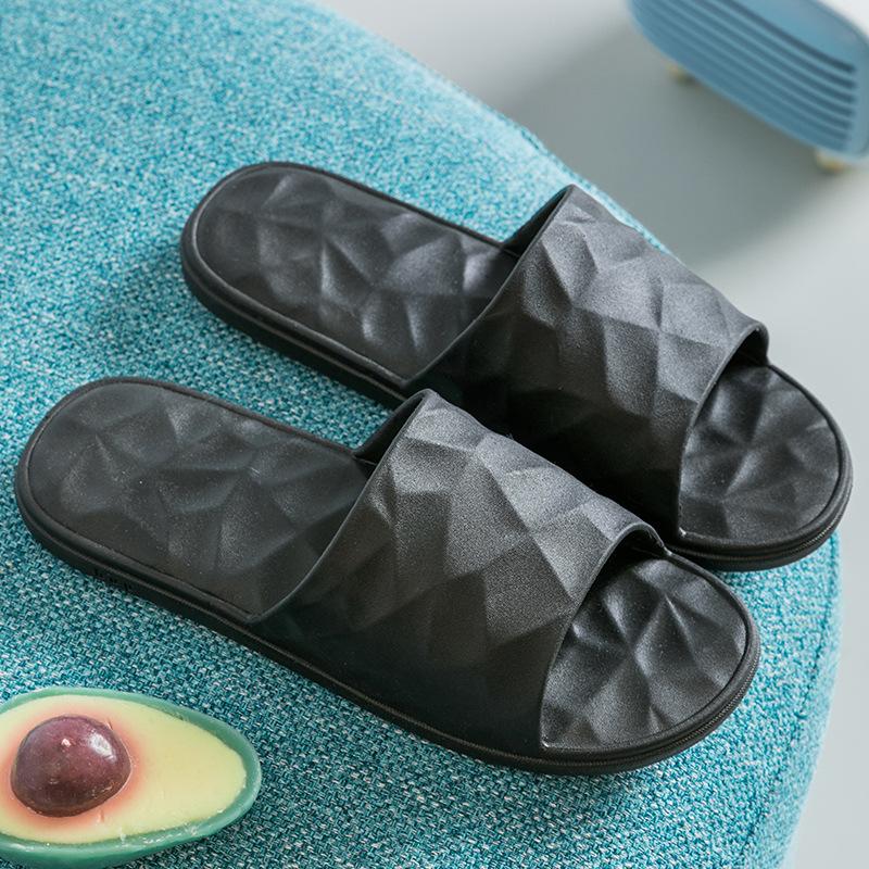 Summer Indoor Non-slip Couple Slippers Home Plastic Bathroom Men's Sandals and Slippers