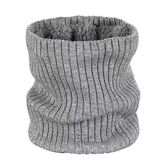 Autumn and Winter Hedging Knitted Scarf Men's Warm and Cold Scarf Windproof and Velvet Thickening Cervical Collar