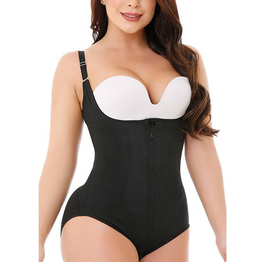Elastic Shape-wear Underwear Shaper Siamese Corsets Postpartum Waist Slimming Lace Bodysuit Women
