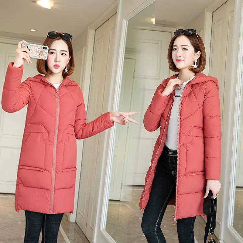 Winter Down Jacket Korean Fashion Mid-length Padded Jacket Thickened Loose Plus Size Down Jacket for Women