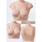 Large Size Thin Cotton Bra Gathered Breathable Comfortable Full Cup Women Underwear Sexy Bra
