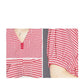 Short-sleeved Plaid Chiffon Shirt Women's Niche Design V-neck  Belly-covering Shirt