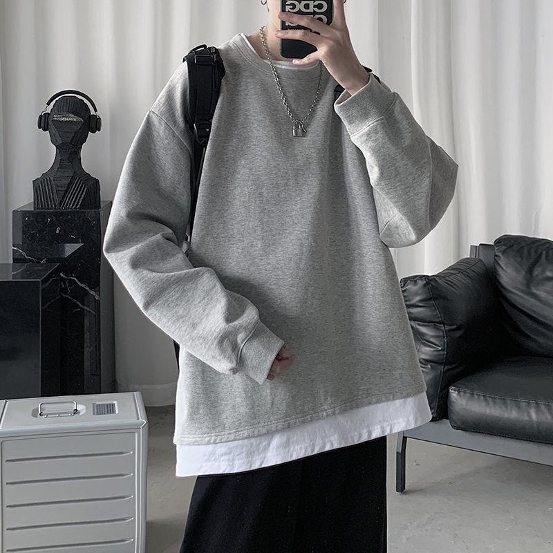 Sweatshirt Men's Spring and Autumn Student Long-sleeved Loose Couples Coat