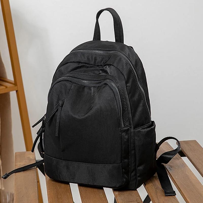 Women's Oxford Cloth Backpack Travel Canvas Korean Wild School Bag Small Backpack Female Bag